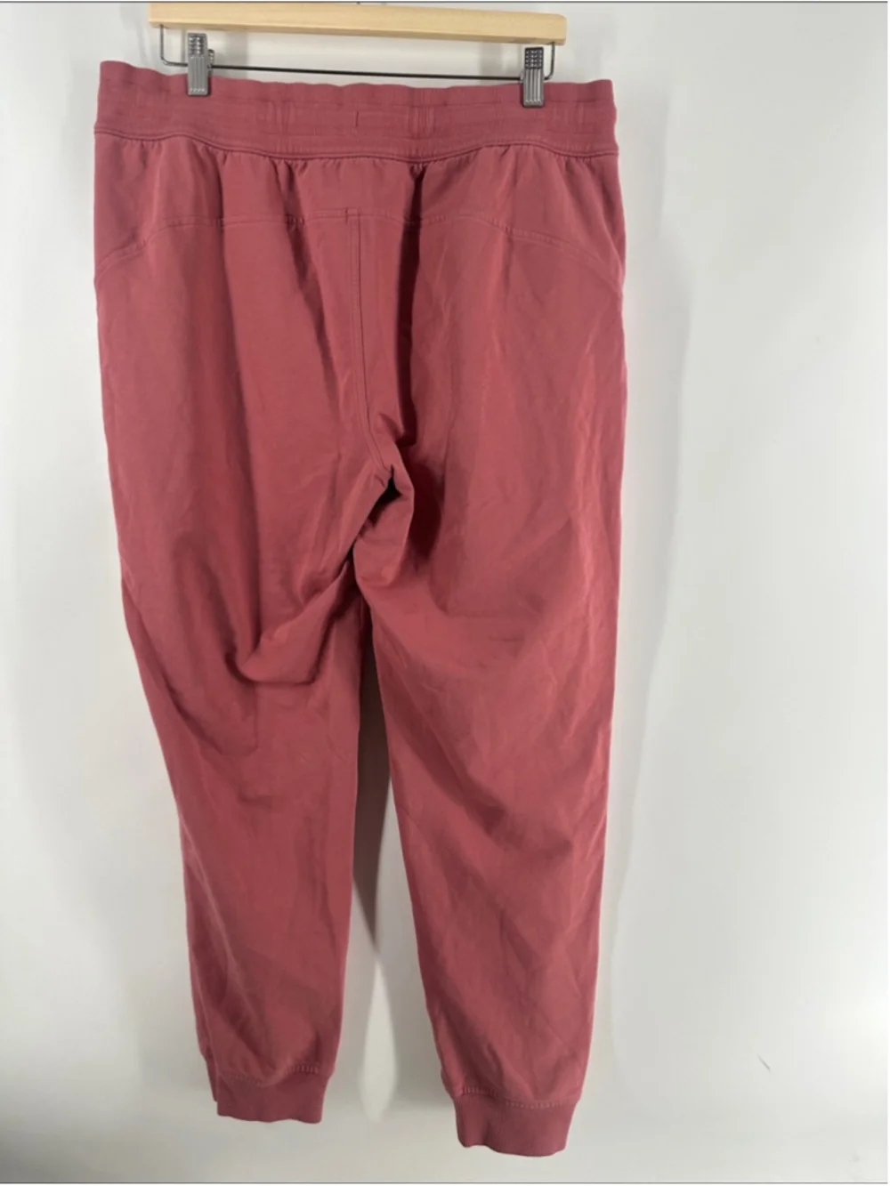 Lululemon Scuba High-Rise French Terry Jogger smoky red lounge wear gym sz 14